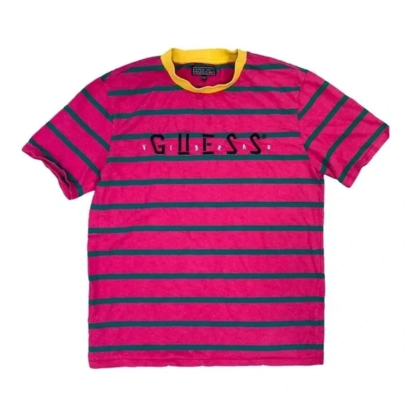Guess X J Balvin T-Shirt | Stripe | Size Men’s S - Picture 3 of 7